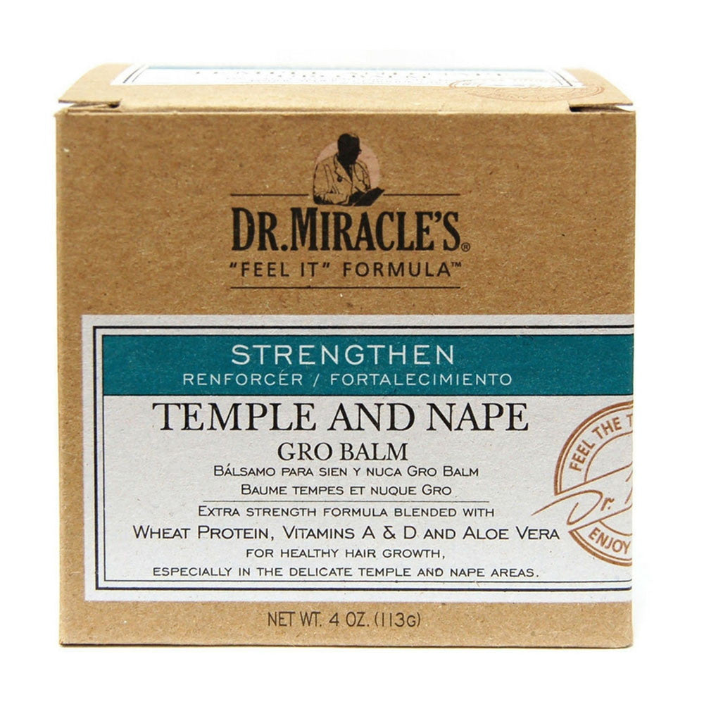 Dr. Miracles Strengthen Temple And Nape Gro Balm, 4 Oz
